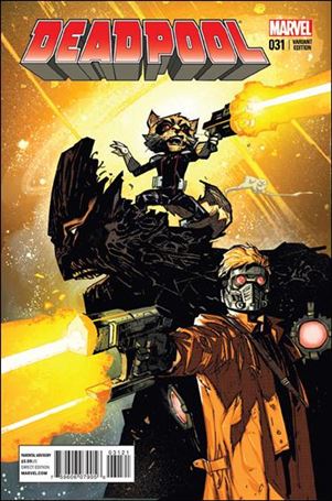 Deadpool (2013) issue 31-B 1:15 Guardians of the Galaxy cover