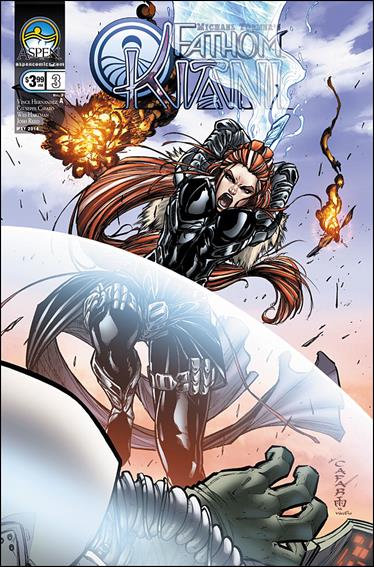 Michael Turner's Fathom: Kiani (2014) issue 3 Giuseppe Cafaro Cover