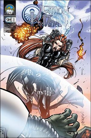 Michael Turner's Fathom: Kiani (2014) issue 3 Giuseppe Cafaro Cover