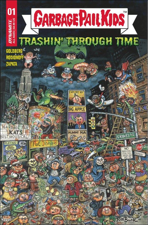 Garbage Pail Kids: Trashin' Through Time issue 1 Tom Bunk Cover