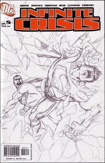 Infinite Crisis issue 5-C George Perez Sketch Cover (2nd Printing)
