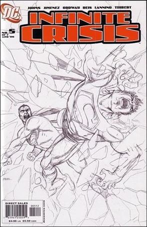 Infinite Crisis issue 5-C George Perez Sketch Cover (2nd Printing)