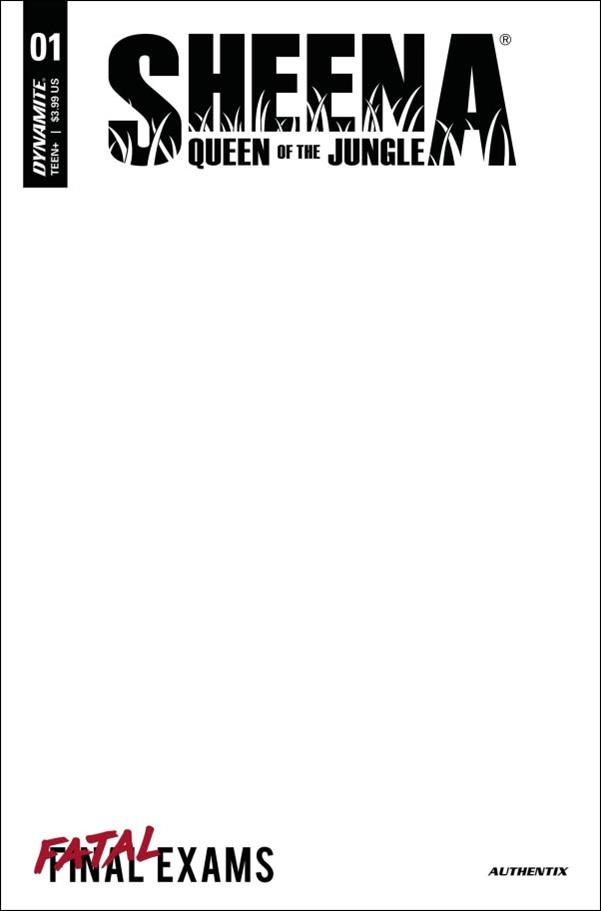 Sheena: Queen of the Jungle (2023) issue 1-E Blank Authentix Cover