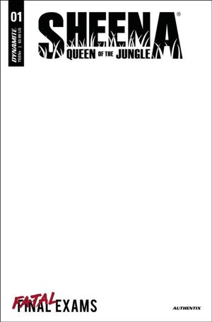 Sheena: Queen of the Jungle (2023) issue 1-E Blank Authentix Cover