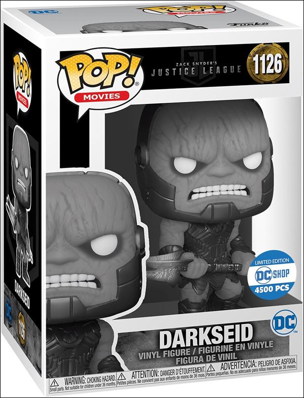 POP! Movies figure 1126-B Darkseid (B&W Metallic) DC Shop Exclusive 1/4500