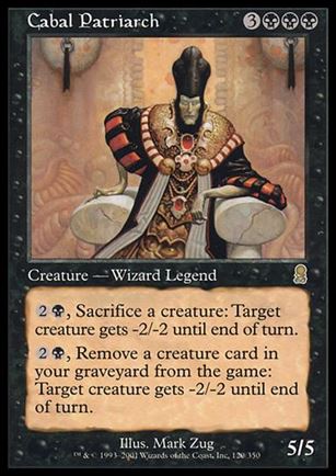 Magic the Gathering: Odyssey (Base Set) card 120 Cabal Patriarch