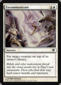 Magic the Gathering: Shards of Alara (Base Set) card 11 Excommunicate