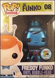 Pop! Funko - Freddy Funko figure '8'-B Freddy Funko (Winged Monkey) Metallic SDCC  1/48