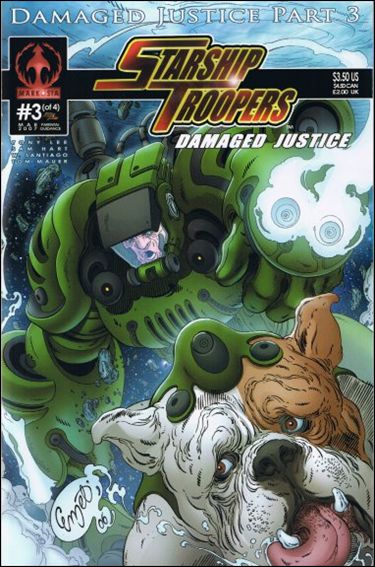 Starship Troopers: Damaged Justice issue 3-B Shanth Enjeti Cover