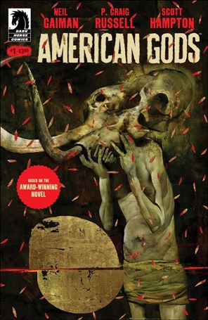 American Gods issue 1-C Dave McKean Cover