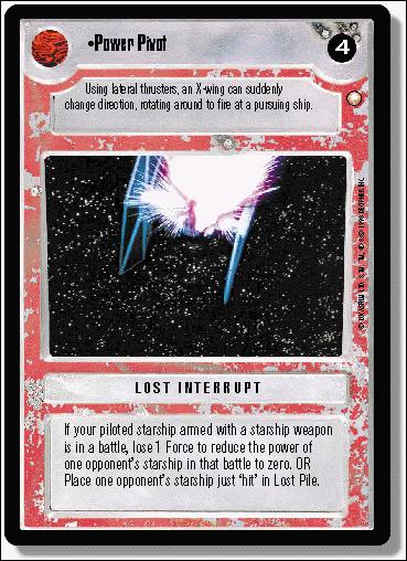 Star Wars: Special Edition Limited (Base Set) card 247 Power Pivot
