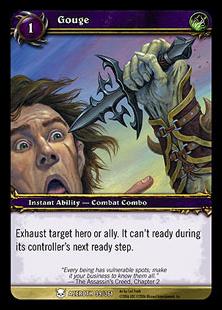 World of Warcraft: Heroes of Azeroth (Base Set) card 99 Gouge