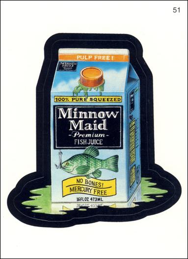 Wacky Packages All-New: Series 2 (Base Set)  card 51 Minnow Maid