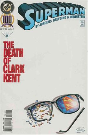 Superman (1987) issue 100-B Standard Cover