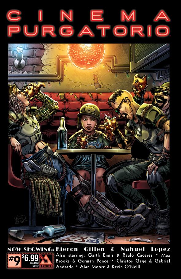 Alan Moore's Cinema Purgatorio issue 9-D Nahuel Lopez Modded Cover