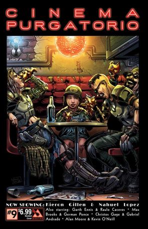 Alan Moore's Cinema Purgatorio issue 9-D Nahuel Lopez Modded Cover