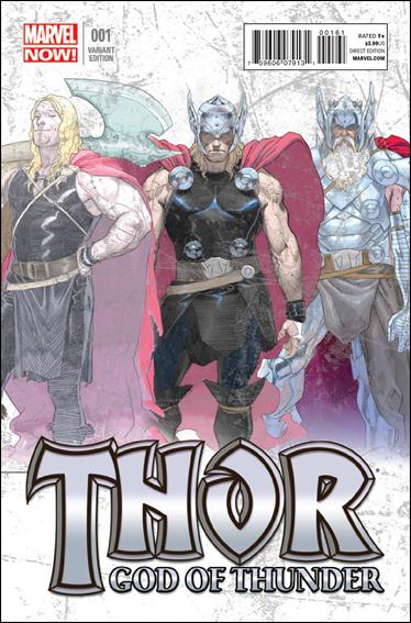 Thor: God of Thunder issue 1-B Esad Ribic 1:25 Design Cover
