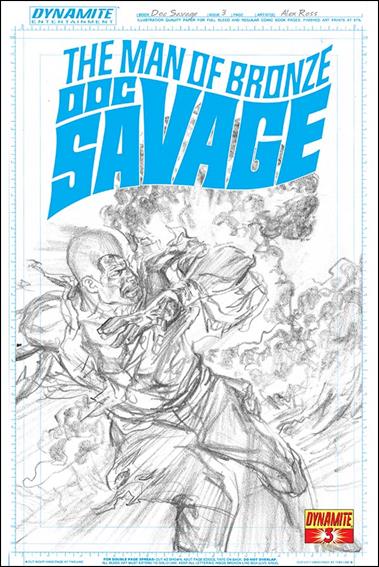 Doc Savage (2013) issue 3-D Alex Ross High-End "Art Board" Cover 1/25