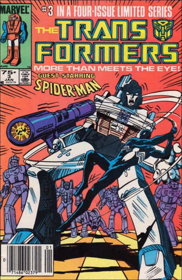 Transformers (1984) issue 3-D Newsstand Cover (2nd Printing)