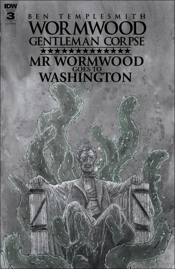Wormwood Gentleman Corpse: Mr. Wormwood Goes to Washington issue 3-C Sketch Cover 1:10