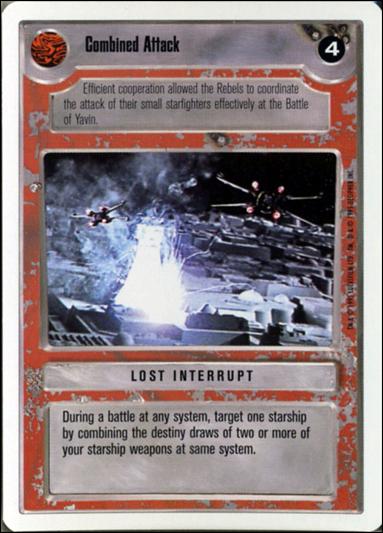Star Wars: Premiere Unlimited (Base Set) card 235 Combined Attack