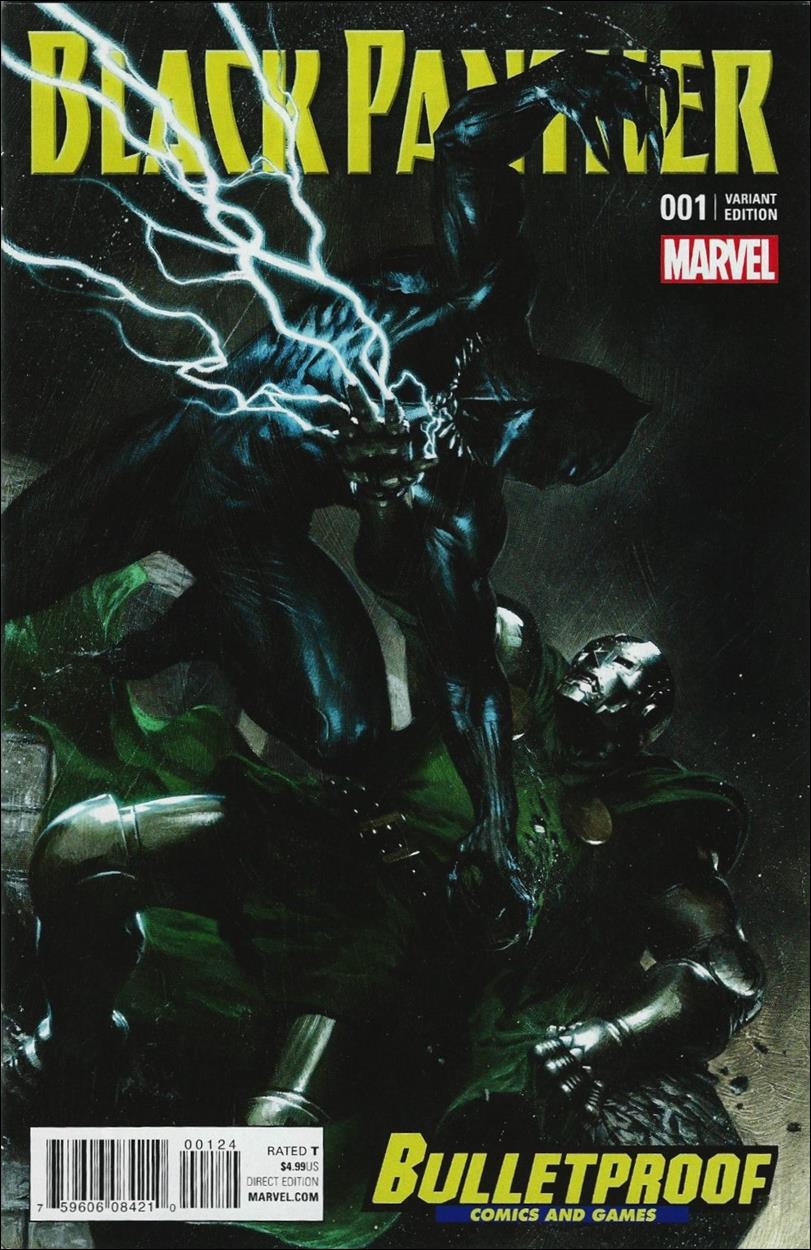 Black Panther (2016) issue 1-N Gabriele Dell'Otto Bulletproof Comics Color Cover