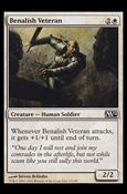 Magic the Gathering: 2012 Core Set (Base Set) card 10 Benalish Veteran