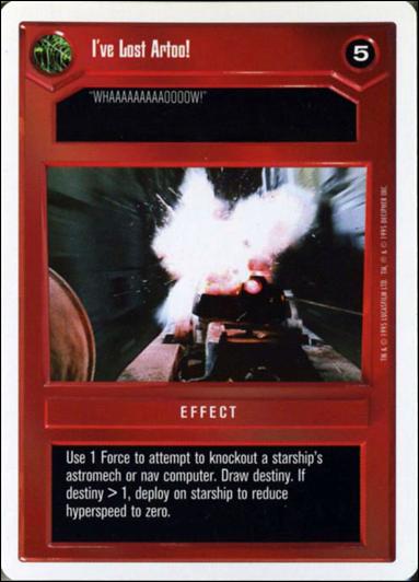 Star Wars: Premiere Unlimited (Base Set) card 56 I've Lost Artoo
