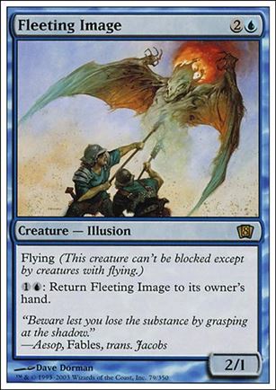 Magic the Gathering: 8th Edition (Base Set) card 79 Fleeting Image