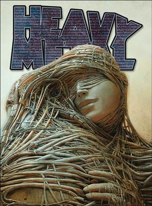 Heavy Metal issue 285-B Peter Gric Cover