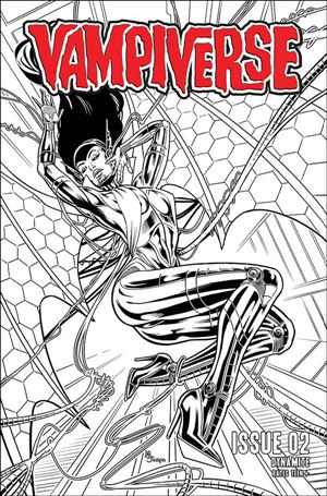Vampiverse issue 2-O Maria Sanapo 1:25 Black & White Cover