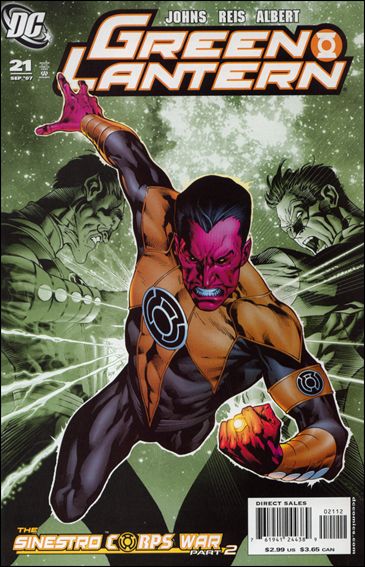 Green Lantern (2005) issue 21-C Combo Cover (2nd Printing)