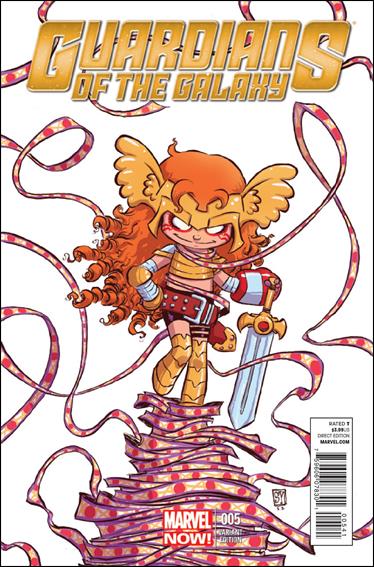 Guardians of the Galaxy (2013) issue 5-D Skottie Young "Baby" Cover