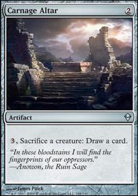 Magic The Gathering: Zendikar (Base Set) card 198 Carnage Altar