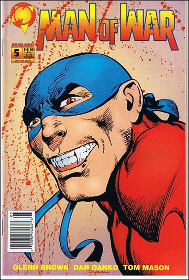 Man of War (1993) issue 5-B Newsstand Edition / Price Variant