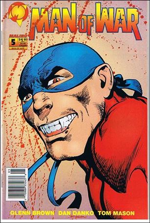 Man of War (1993) issue 5-B Newsstand Edition / Price Variant