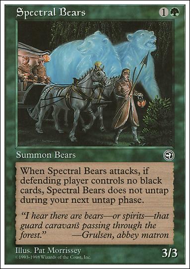 Magic the Gathering: Anthologies (Base Set) card 63 Spectral Bears