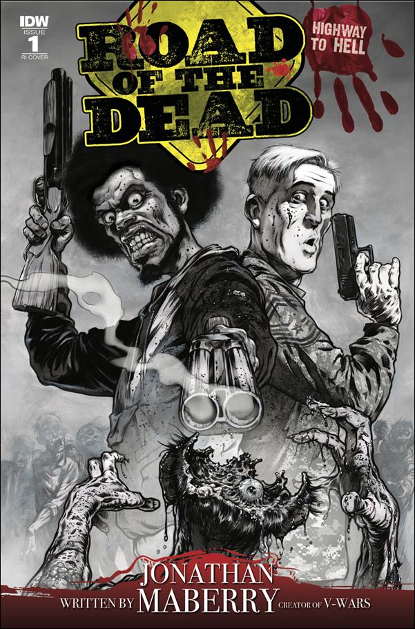 Road of the Dead: Highway to Hell issue 1-C Santiperez 1:10 Black & White Cover