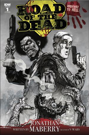 Road of the Dead: Highway to Hell issue 1-C Santiperez 1:10 Black & White Cover