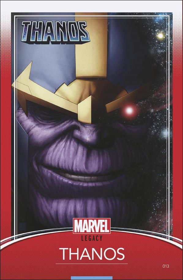 Thanos (2017) issue 13-C John Tyler Christopher Trading Card Cover