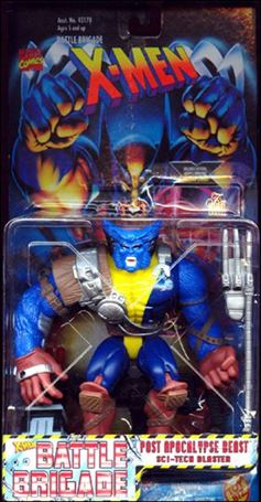 X-Men (Battle Brigade) figure 4-B Post Apocalypse Beast (Blue & Yellow Costume)