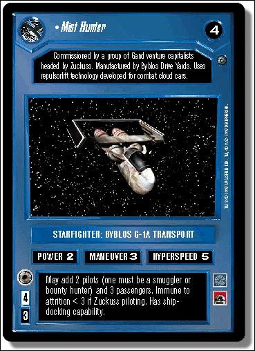 Star Wars: Dagobah Limited (Base Set) card 80 Mist Hunter