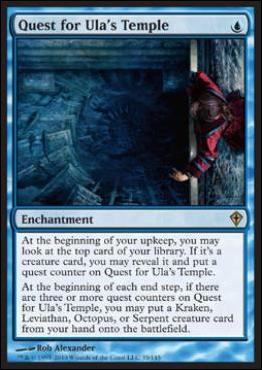 Magic the Gathering: Worldwake (Base Set) card 35 Quest for Ula's Temple
