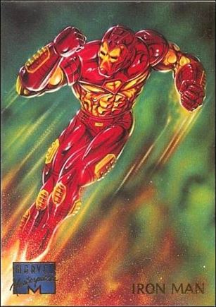 1995 Marvel Masterpieces (Base Set) card 54 Iron Man