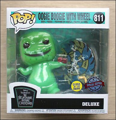 POP! Disney figure 811-B Oogie Boogie with Wheel Deluxe GITD