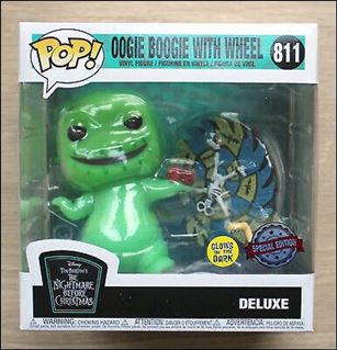 POP! Disney figure 811-B Oogie Boogie with Wheel Deluxe GITD