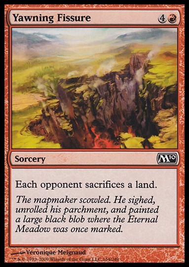 Magic the Gathering: 2010 Core Set (Base Set) card 164 Yawning Fissure