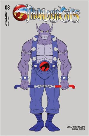 Thundercats (2024) issue 3-K Drew Moss 1:10 Design Cover