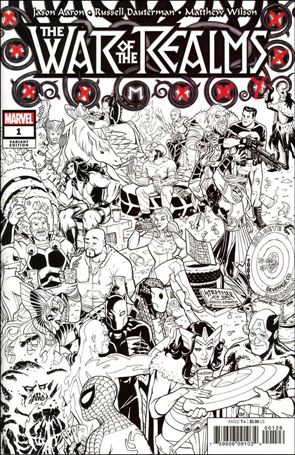 War of the Realms issue 1-SH Amanda Conner Party Sketch Cover