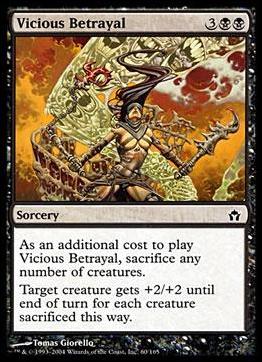 Magic the Gathering: Fifth Dawn (Base Set) card 60 Vicious Betrayal